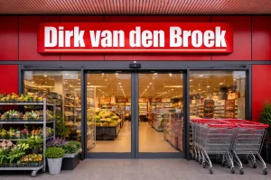Ingang van een Kruidvat-winkel in Meppel.